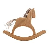 Adapté à tous : sa taille et sa conception en bois en font un cheval à bascule idéal pour les chambres d'enfants, les salles de jeux ou comme décoration sur le thème du cheval sur un bureau