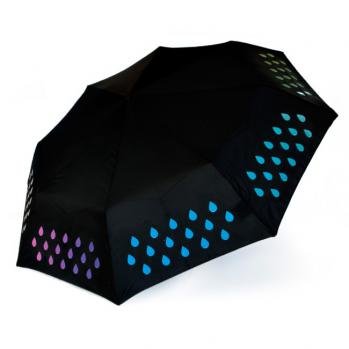 Suck UK Parasol zmieniający kolor tęczowy parasol i kompaktowy parasol składany parasol i wiatroszczelny parasol męski parasol i parasole dla kobiet tęczowy parasol dla dorosłych wiatroszczelny