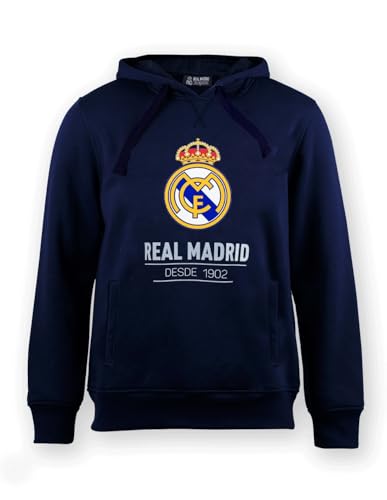Real Madrid Sudadera Con Capucha Hoodie Nº 26 Del Sweatshirt à Capuche, Bleu, M-XXL Mixte