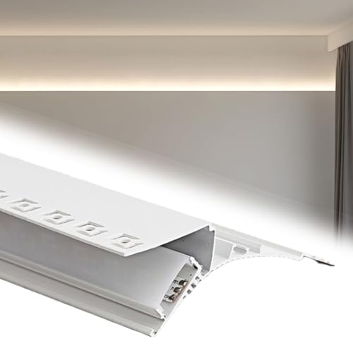 Profilé mural LED architectural en aluminium anodisé avec diffuseur haut de gamme - 2