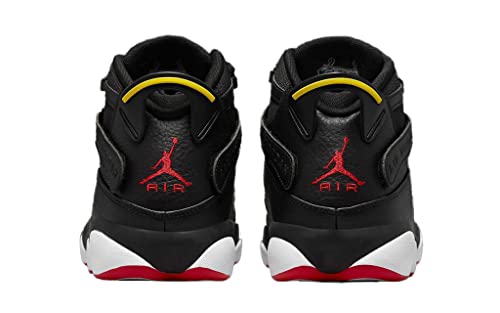 Nike Jordan Men's 6 Rings Basketball Shoes 322992-012 (10.5, Black/White/Red, Numeric_10_Point_5)