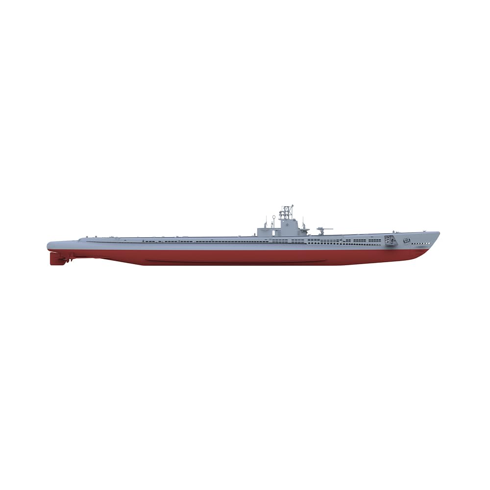 MRY-SFW SSC72954S-A 1/72 model wojskowy US Navy, okręt podwodny klasy Gato, pełny kadłub, segmentowany kadłub