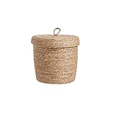 Maße: Ø 30 cm, Höhe 30 cm Butlers RUSH ROPE Korb mit Deckel Ø30cm