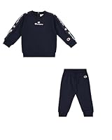 Champion Baby - Jungen Legacy Retro Sport Td (306867) Ultralight Powerblend Fleece Crewneck Anzug, Blau (BS501), 6 Monate EU