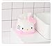 Prettyia Kawaii Pink Kitty Tissue Box for Living Room Bedroom Bathroom car Office,Tissue Dispenser Box, Table Decoration, 6.8 x 6.7 x 6.6”