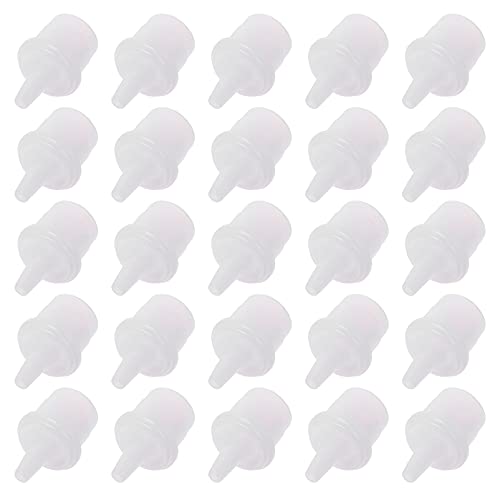 HAPINARY 100pcs Lash Extension Nozzle Replacement Bond and Seal Eyelash Container Tips for Beauty Salon