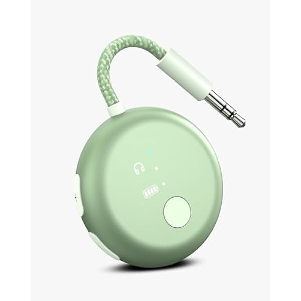 Avantree SoundJet R1 – 25-godzinna bezprzewodowa Bluetooth-adapter do wszystkich AirPods (Pro/Max) z Qualcomm & aptX Adaptive, bezprzewodowy transmiter audio do lotów, działa ze słuchawkami Bluetooth