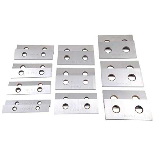 Hhip 3900-3012 10 Pair 1/8 Precision Parallel Set, 1/8" X 3", Wooden Case #TOP2