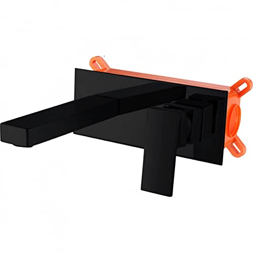 Robinet lavabo mural encastré Imex Suisse Noir GLE020-NG