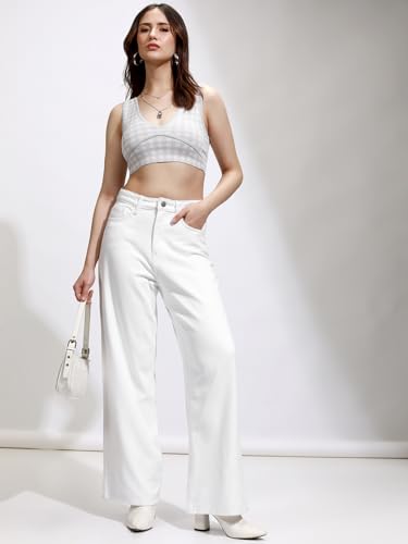 Image of Tokyo Talkies Women's Flared Regular Track Pants | Stretchable Trackpants | Casual Track Pants| Mid-Rise| Gymwear | Sports Wear