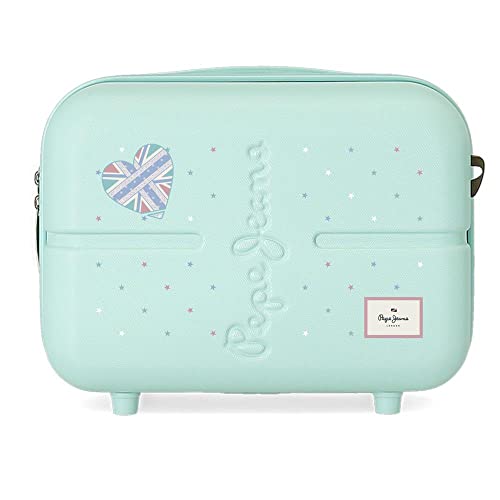 Pepe Jeans Nerea Neceser Adaptable con Bandolera Azul 29x21x15 cm...
