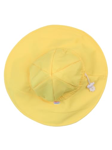 Image of RuffleButts Baby-Girls Sun Hat Floppy Wide Brim UPF 50+ - Baby Sun Hat with Sun Protection