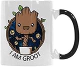 ABOUT THE DESIGN: 12 oz and C Shape -Easy to hold ,Image is printed on both sides unless otherwise indicated .PLEASE HAND WASH: Microwave and dishwasher are not recommended due to the special, heat-sensitive coating that gives this mug its magic.