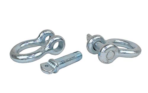Fishbone Offroad Shackle Set (Pair) Zinc Plated #TOP3