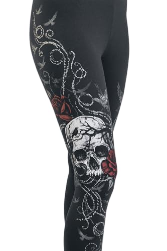 Black Premium By Emp Donna Leggings Neri In Materiale Morbido Xxl - 2