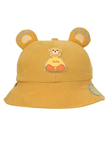 Image of FabSeasons Cotton Bucket Hat /Cap for Boys & Girls, Fits for 1-3 Years Kids, (48 cm-Inner Circumference)