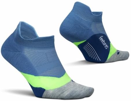 Feetures Elite Light Cushion No Show Tab Sock Wave
