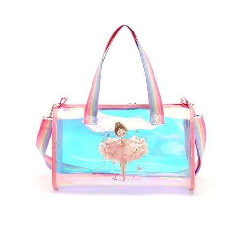Linda mochila de balé para meninas, meninas, bolsa impermeável personalizada, bolsa de bailarina, adequada para dança, esportes, viagens, etc.