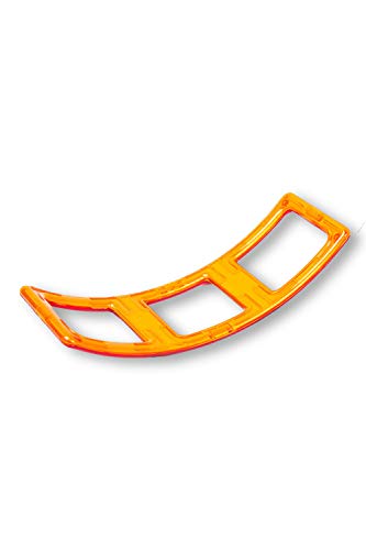 マグプレイヤー 特殊パーツ 【ビッグ四角形カーブあり】 Magplayer 単品 ばら売り 追加 お試しパック 補充パック マグネットブロック 創造力を育てる知育玩具 想像力 磁石 【4ピース】 (ビッグ四角形カーブあり)