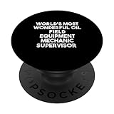 Wunderbarster Mechaniker für Ölfeldausrüstung PopSockets mit austauschbarem PopGrip