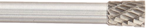 Image of Drill America SN-81 Carbide Burr /Rotary File Inverted Cone Double Cut for Die Grinder 3 /16 inch Dia. x 1 /4 inch Cut Length with 3 /16 inch Shank and 2 inch Overall Length, DUL Series