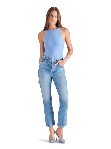 Image of Steve Madden Apparel NICO Bodysuit, Indigo Blue, X-Small