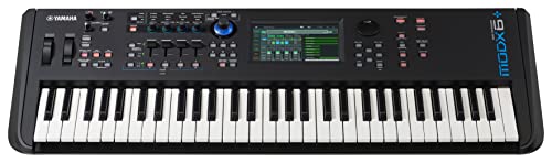 Image of Yamaha MODX6+ 61 Keys Synthesizer Workstation, Black