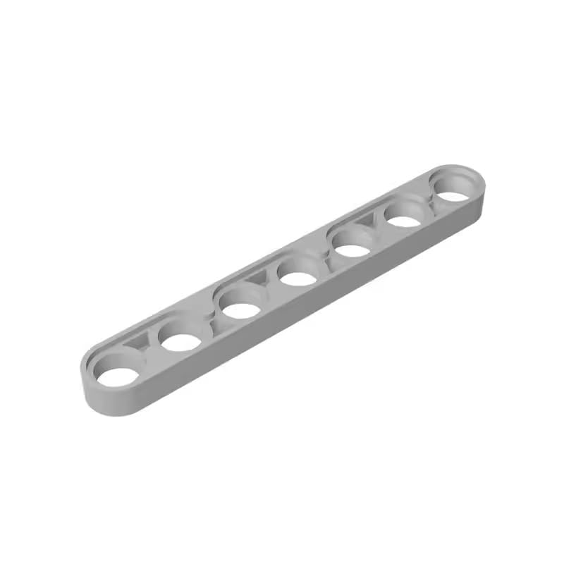 XYEIUGO GDS-695 32065 Technic Beam 1x7 Thin, Light Bluish Gray, 50 PCS โ image 1