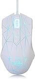 RGB Lightweight Gaming Mouse, Programmable 7 Buttons, Ergonomic LED Backlit USB Gamer Mice Computer...
