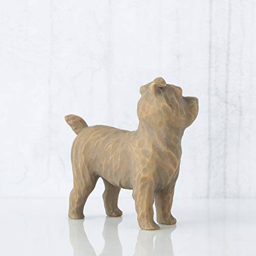 Willow Tree Love my Dog (small, standing), sculpted hand-painted figure