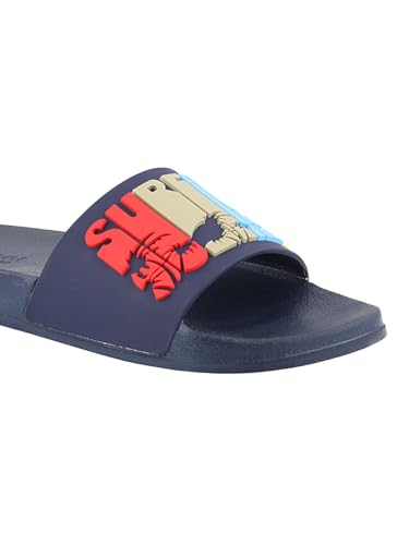 Image of URJO SURFING Kid's Sliders /Slippers Lightweight Super Flexible Arch Support Durable Anti Skid & Stylish Dailywear Sliders /Slippers Boy's & Girl's (URJO by Welcome)