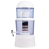 浄水ポット 多層ろ過機能付き浄水器 ミネラルウォーターポット セラミックカーボンミネラル浄化 ポータブル易清潔耐用 家庭学校寮旅行キャンプ出張用ミネラルウォーターポット キッチン用品災害対応に適し (14L) [並行輸入品]