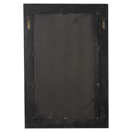 Large Vintage Mirrors For Wall 24" X 36", Hanging Rustic Distressed White Mirror For Bedroom, Decorative Bathroom Vanity Mirror, Wood Framed Rectangular Wall Mounted Mirrors Decor Living Room Hallway #TOP6