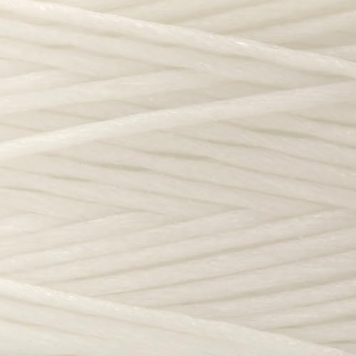 Cuerda blanca de tamaño D Beadsmith Superlon para bisutería fina y acabados impecables 4
