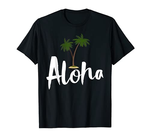 Aloha Palm Tee Shirts Funny Palm Tree Tees Mujer Love Camiseta
