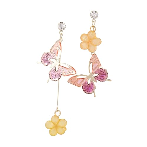Boucles d'oreilles jaunes et collier chandelier au fini ciselé remarquable