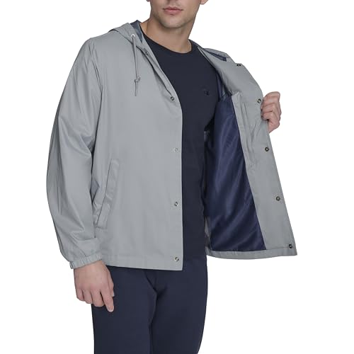 Image of Champion Men's Hooded Coaches Rain Jacket