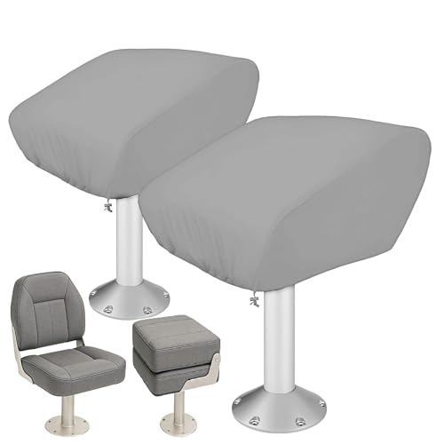 LOPYXBR 2 PCS Folding Boat Seat Covers 20x18x14 Inch...