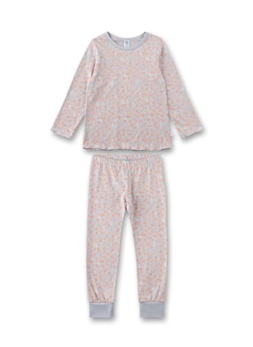 Pyjama long fille bleu poudre Sanetta 233297 ensemble de nuit deux pièces