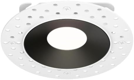 Maxim Lighting 87661BK Crisp - 12W 1 LED Trimless Downlight-1.25 Inches Tall and 3.75 Inches Wide, Finish Color: Black