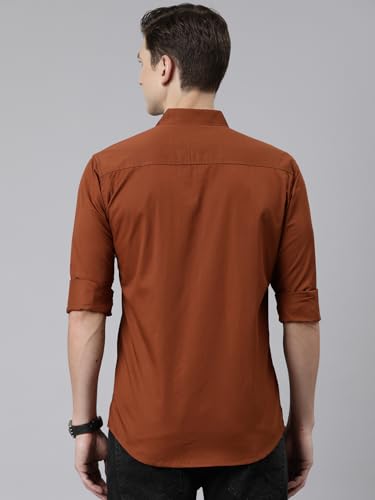 Image of Majestic Man Men Classic Slim Fit Pure Cotton Casual Shirt