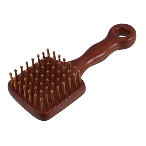 HONITANO ゴールデンシルクサンダルウッドエアクッションコーム 髪用ウッドブラシ ヘッドマッサージャー