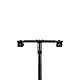 Gravity LS SUPER TB 01 - Super mini Querträger für 35 mm Stative, Lichtstativ, schwarz