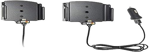 Brodit Gerätehalter 521843 | Made IN Sweden | mit Ladefunktion für Smartphones - universell einsetzbar, schwarz
