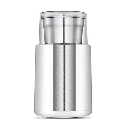 ZOUSHUAIDEDIAN Elektrische Kaffeemühle, Kaffeebohnenmühle mit Edelstahlklinge, leistungsstarke elektrische Mühlen for…