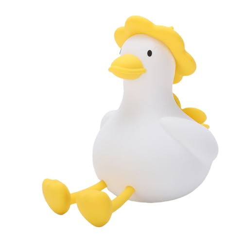 Lámpara de mesa de noche LED con forma de pato recargable
