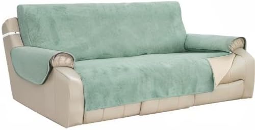 Miniatura 10 de Funda acolchada impermeable para sofá, protector de muebles RBSC, funda de sofá lavable con correas elásticas para niños, perros, mascotas