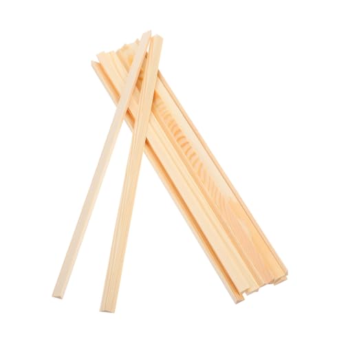 GETAJGHSD 10pcs Wooden Trim Molding for Screens Diy Window Decor Natural Pine Triangle Edges for Curtains and Screens