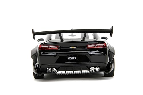 Jada Big Time Muscle 1:24 2016 Chevy Camaro SS Widebody Die-Cast Car, Toys for Kids and Adults(Drift Patrol Police) - Image 4