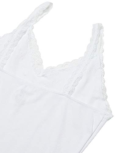 Regata Básica Feminina Em Ribana Com Renda